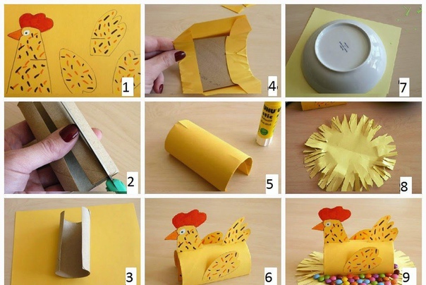 Идеи для творчества с детьми. поделки из рулончиков.