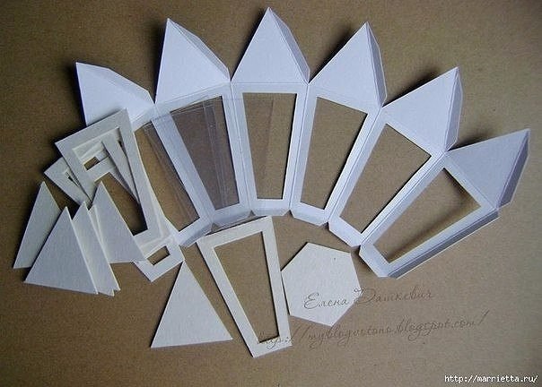 Фонарик из картона Фонарик из картона