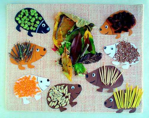 Творческое занятие "поделки из природного материала"