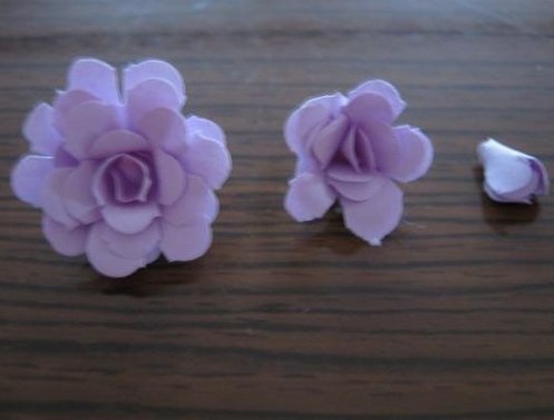 Дельфиниумы. цветы из бумаги.