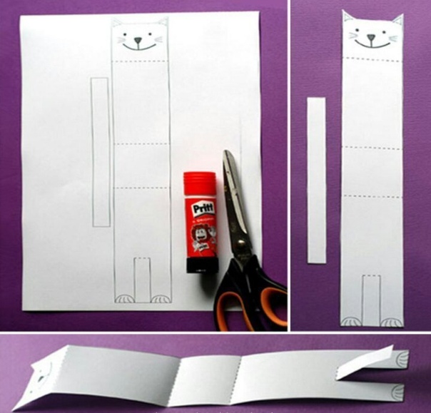 Кошечки из бумаги Кошечки из бумаги