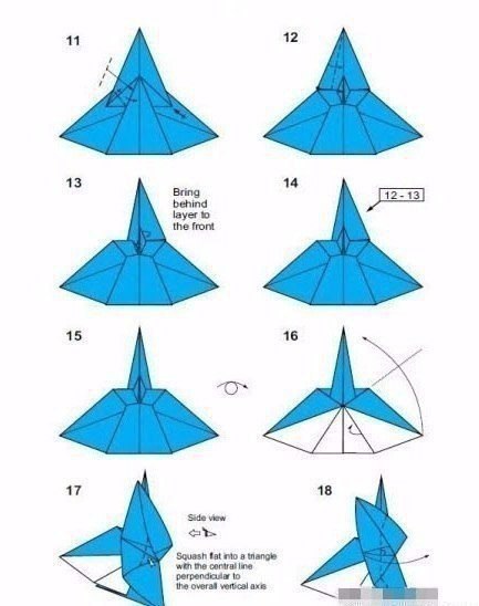 Бумажный ангел в технике оригами
