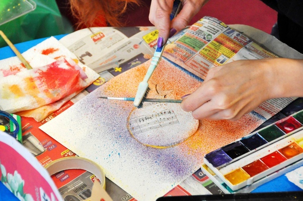 Нетрадиционные техники рисования. рисуем зубной щеткой