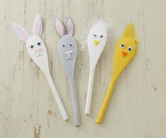 Поделки из деревянных ложек.