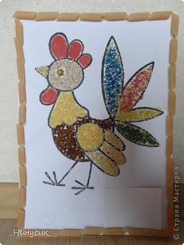 Фантазируем вместе с детьми. поделки из круп.