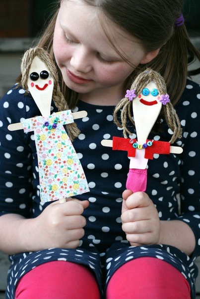 Куклы из ложек Куклы из ложек