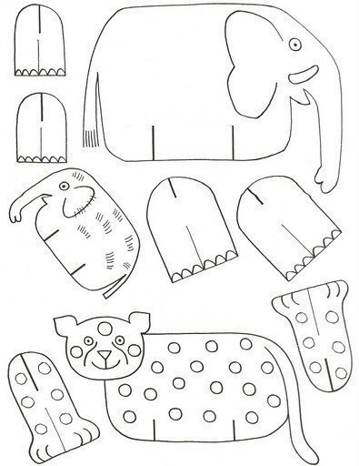 Зоопарк из картона