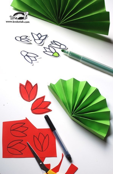 Цветы из бумаги