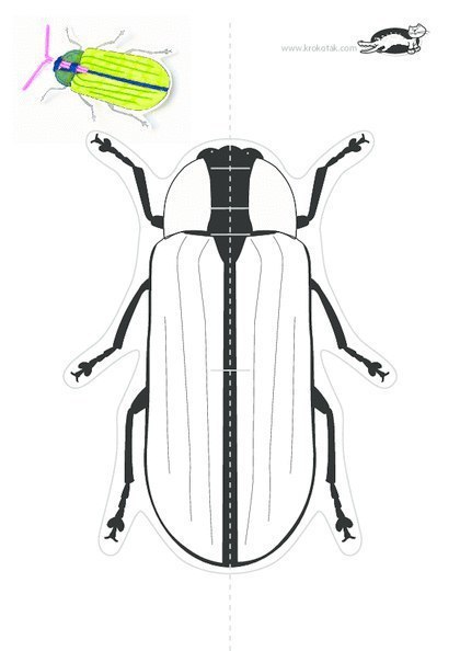 Насекомые из бумаги и коктейльных трубочек