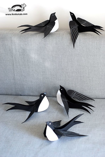 Ласточки из бумаги Ласточки из бумаги