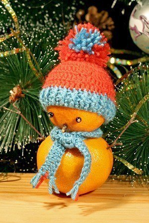 Мандариновые снеговики! Мандариновые снеговики!