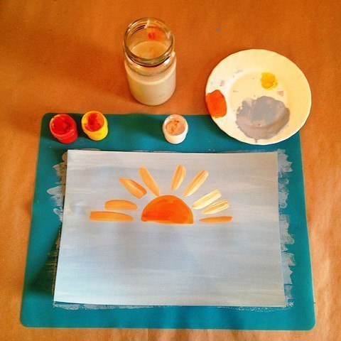 Урок рисования мазками для детей Урок рисования мазками для детей