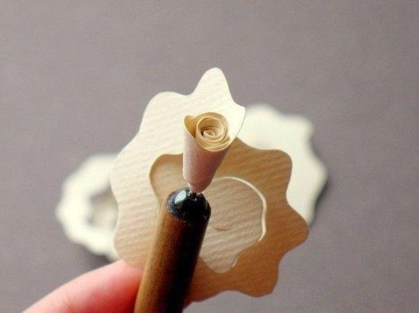 Объемные розы из бумаги для открыток Объемные розы из бумаги для открыток