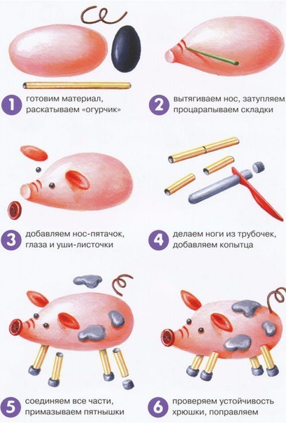 8 животных, которых можно запросто слепить из пластилина ✔