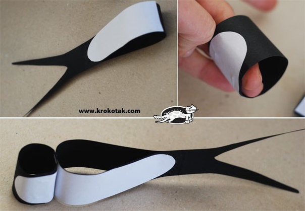 Ласточка из бумаги