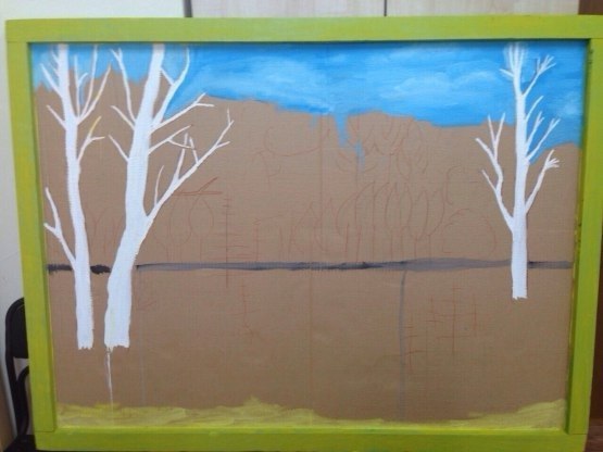 Рисуем осеннюю картину Рисуем осеннюю картину