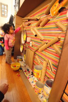 Горка для шариков из картона своими руками&nbsp;