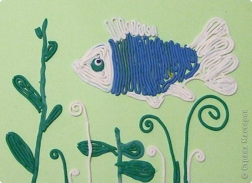 Лепка жгутиками Лепка жгутиками