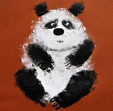 Рисование с помощью губки Рисование с помощью губки