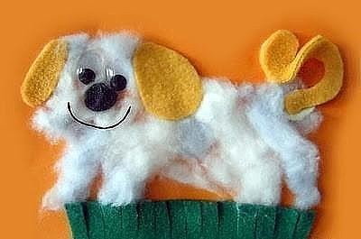 Пушистики из ваты. Пушистики из ваты.