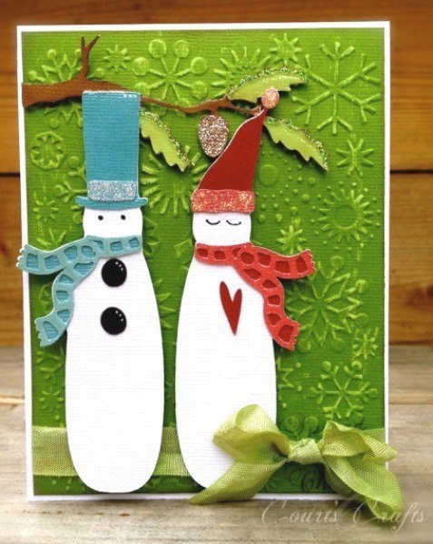 Новогодние открытки своими руками