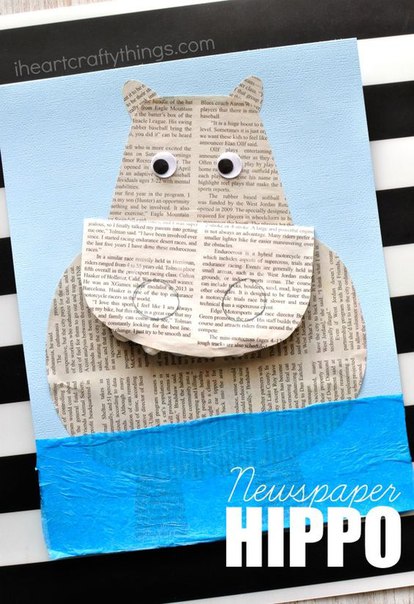 Аппликации из газет Аппликации из газет