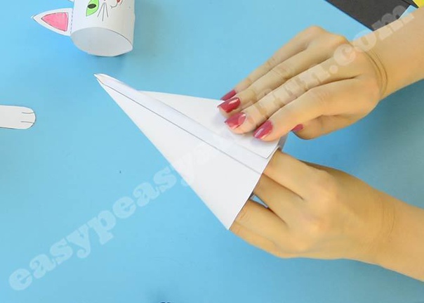 Котики из бумаги. шаблон.