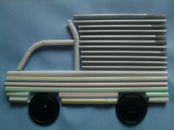 Аппликация из трубочек Аппликация из трубочек