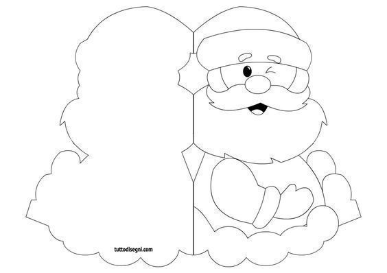 Шаблоны новогодних открыток