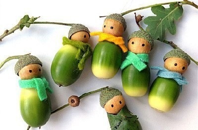 Поделки. жёлуди.