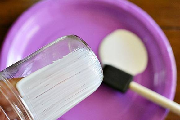 Зимний подсвечник своими руками