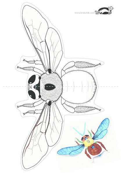 Насекомые из бумаги и коктейльных трубочек