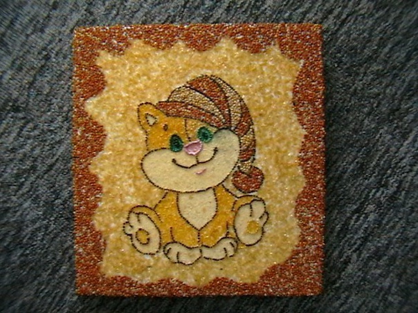 Фантазируем вместе с детьми. поделки из круп.