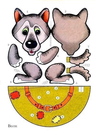 Настольный театр "колобок"