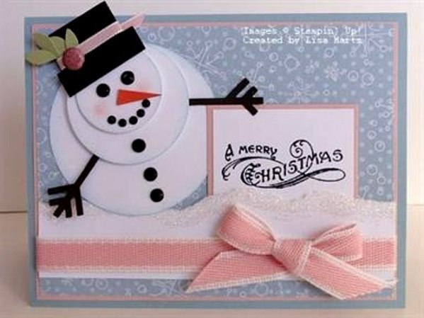 Новогодние открытки своими руками