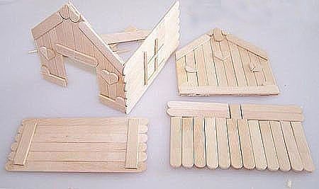 Дoмик из пaлoчeк om мopoжeнoгo. правда, классный?