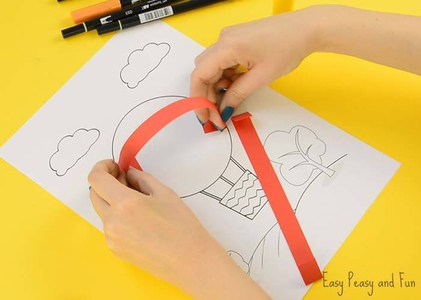 Воздушный шар из бумаги Воздушный шар из бумаги