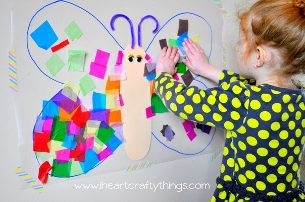 Аппликация «бабочка»