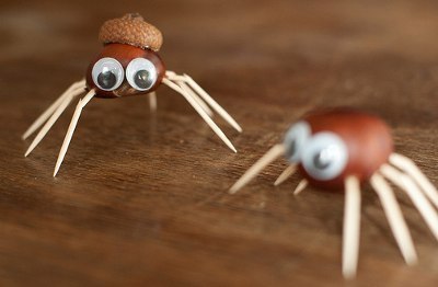 Осенние поделки из каштанов Осенние поделки из каштанов