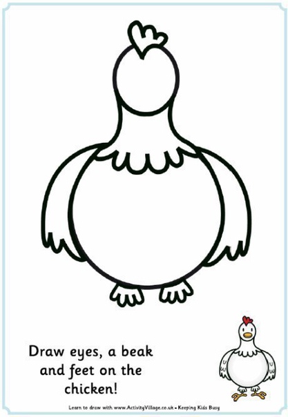 Дорисуй и раскрась по образцу Дорисуй и раскрась по образцу