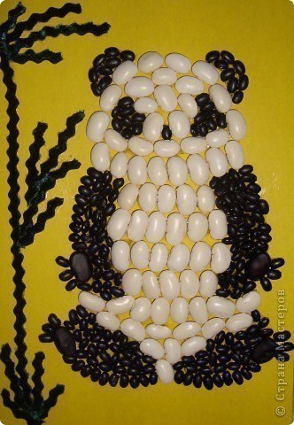 Мозаика из круп и семян Мозаика из круп и семян