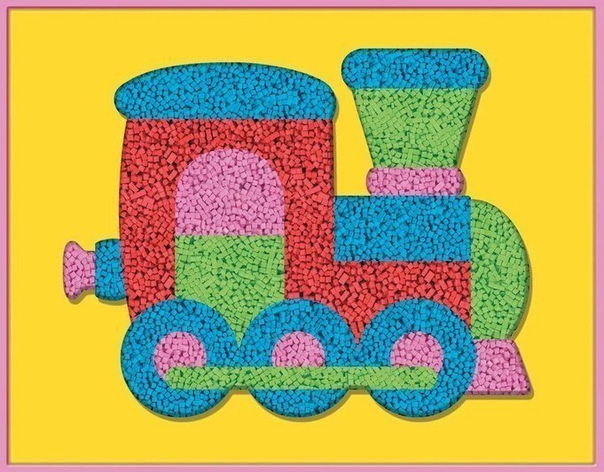 Мозаика из салфеток