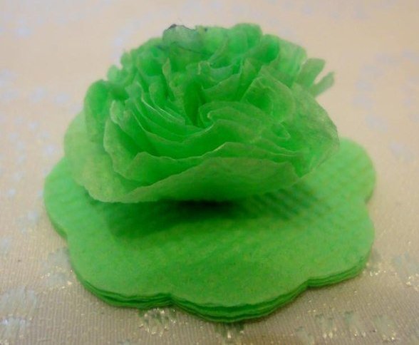 Новогодняя ёлочка из бумажных салфеток