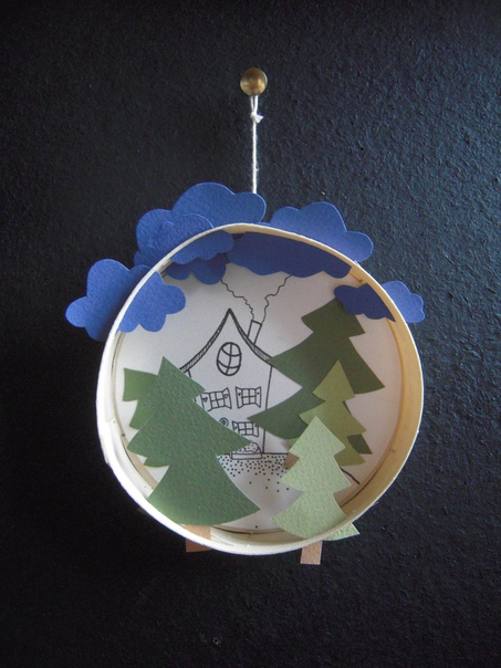 Диорамы из бумаги