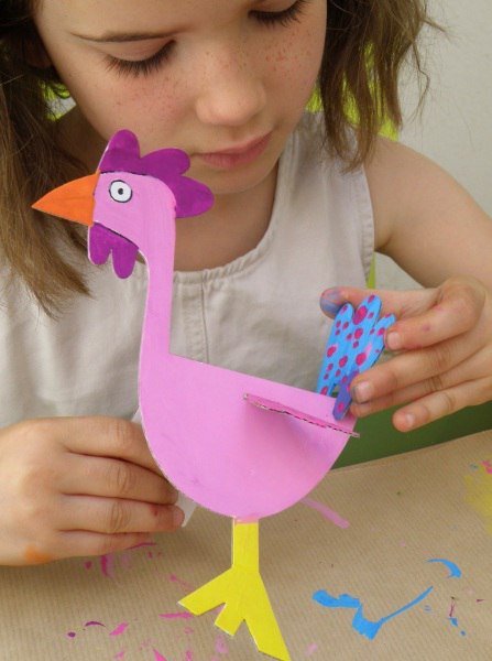 Веселый зоопарк из картона