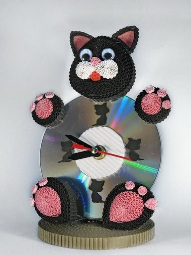 Поделки из cd-дисков Поделки из cd-дисков