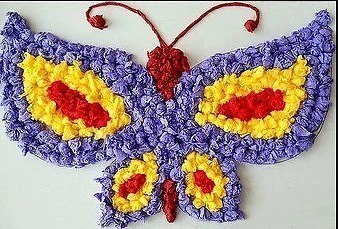 Мозаика из салфеток