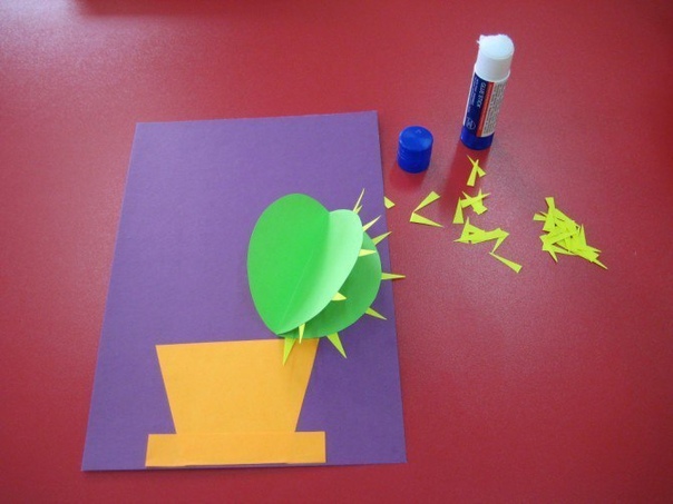 Аппликация «кактус» Аппликация «кактус»