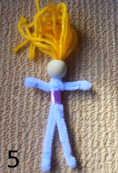 Лесная фея из синельной проволоки Лесная фея из синельной проволоки