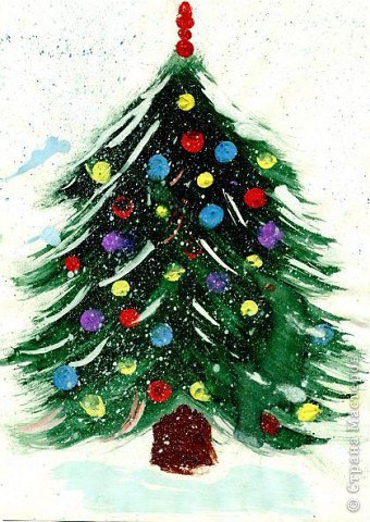 Рисуем с помощью зубной щетки. Рисуем с помощью зубной щетки.